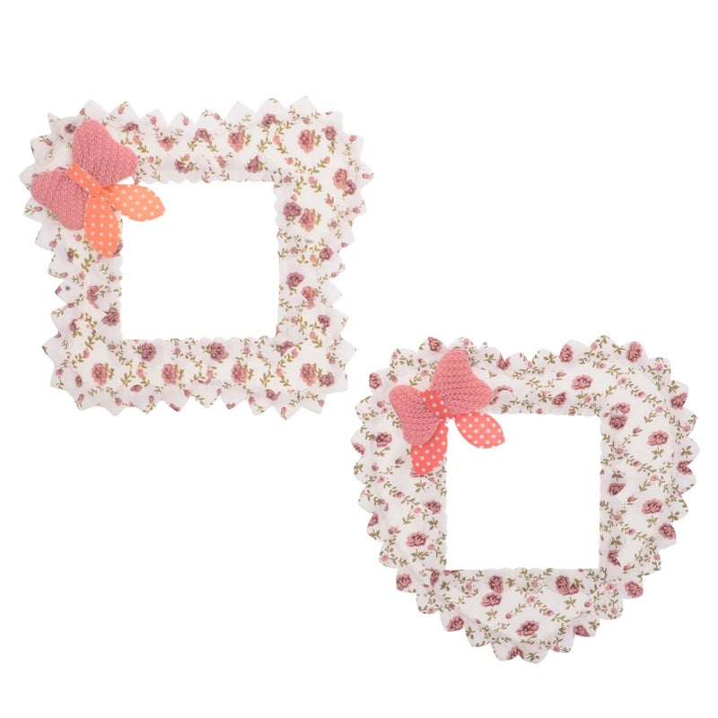 Boho Style Fabric Light Switch Plate Covers Decorative Bow Set of 2 for Room Decor - Image 2