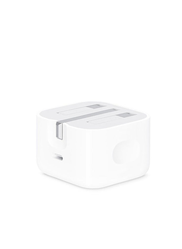 ELTRAZONE 20W Foldable Fast Charging Wall Adapter Compatible with Apple iPhone 12 Pro Max/11 Pro Max/SE, iPad White  - Image 2