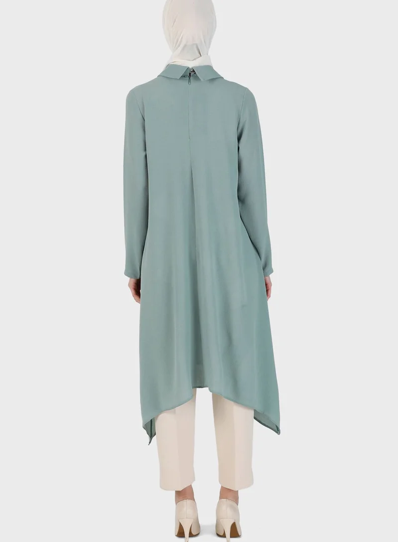 Tavin by Modanisa Asymmetrical Hem Tunic