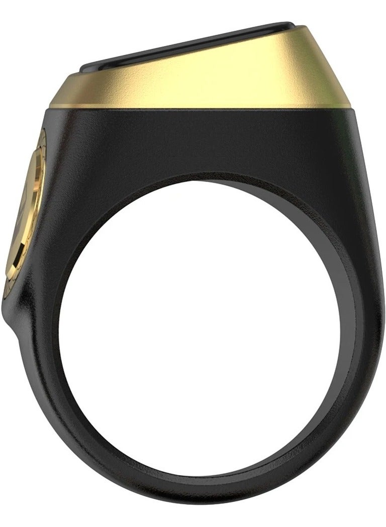 Smart Dhikr Ring, with Bluetooth Connectivity Exclusive IQIBLA App, Vibration Reminder, Tasbeeh Counter and 5 Daily Prayer Reminders, Specially Customized for Arab Middle East Countries  - Image 5