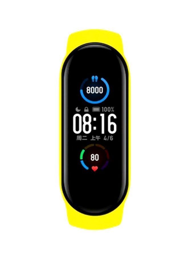Replacement Strap For Xiaomi Mi Band 5 Yellow  - Image 2