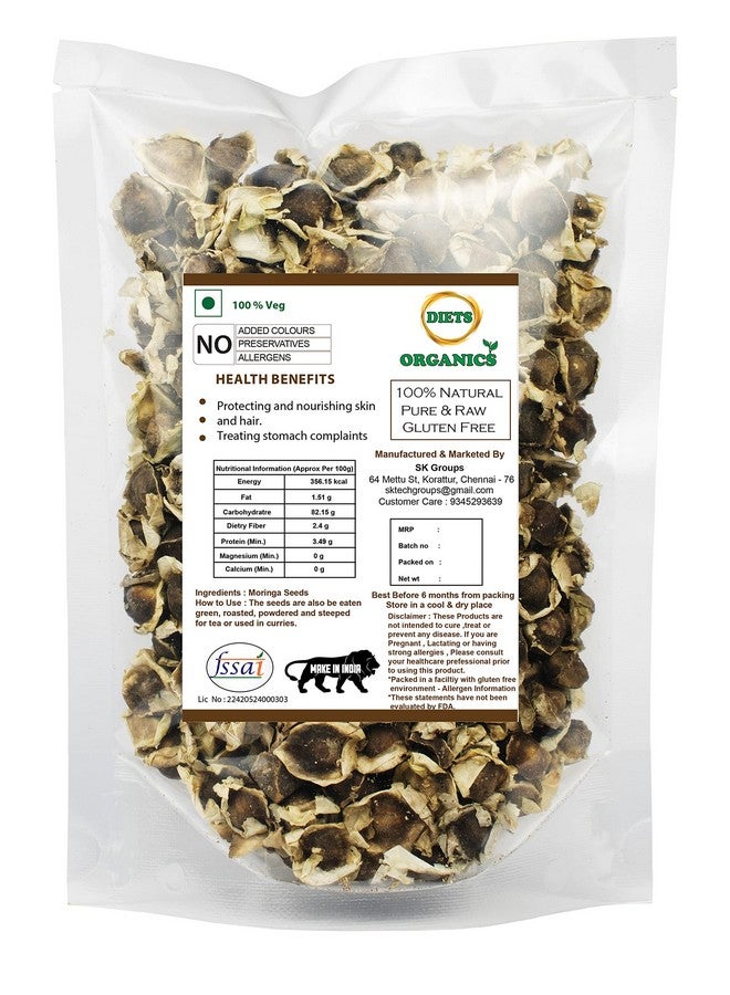 DIETS ORGANICS Murungai Keerai Seeds-50 G/Natural Moringa Seeds/Moringa Seeds/Drumstick Seeds Raw -50Gms Pack Of 1 - Image 3