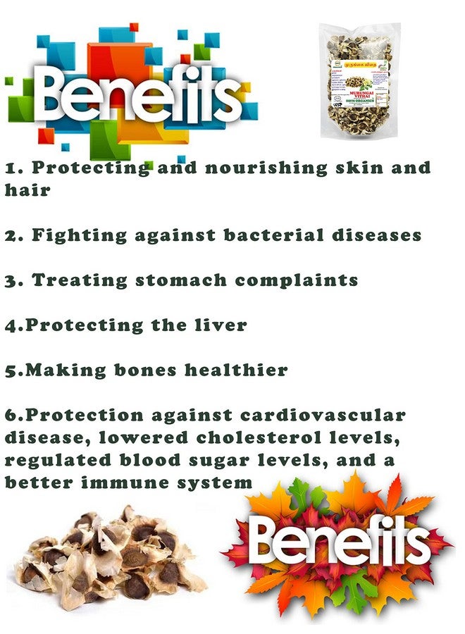 DIETS ORGANICS Murungai Keerai Seeds-50 G/Natural Moringa Seeds/Moringa Seeds/Drumstick Seeds Raw -50Gms Pack Of 1 - Image 2