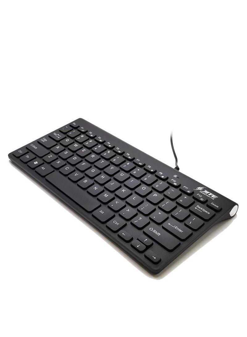 Jite Ultra-Slim Wired Office Keyboard – Lightweight, Quiet & Ergonomic Design – Compatible with Windows & Mac – Portable for Work, Home & On-the-Go Use  - Image 1