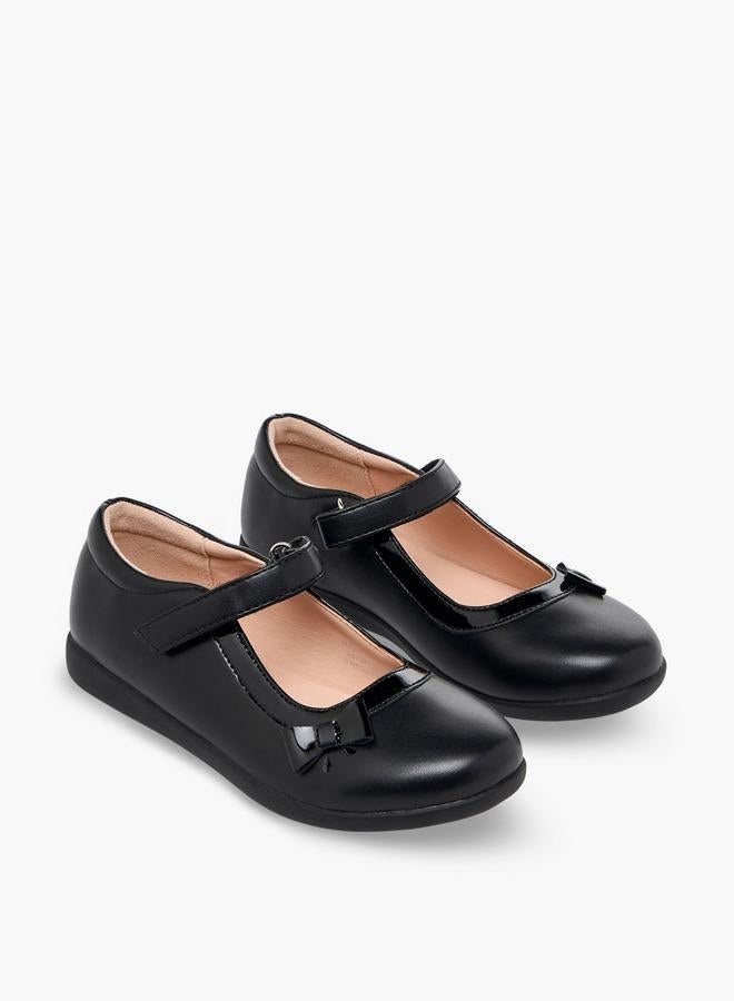 Flora Bella By Shoexpress Girls Hook & Loop School Shoes - Image 3