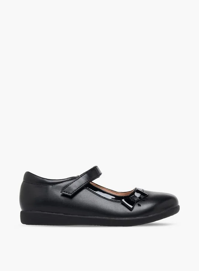 Flora Bella By Shoexpress Girls Hook & Loop School Shoes