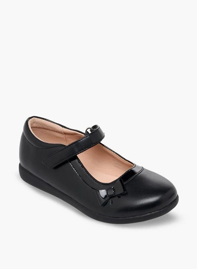 Flora Bella By Shoexpress Girls Hook & Loop School Shoes