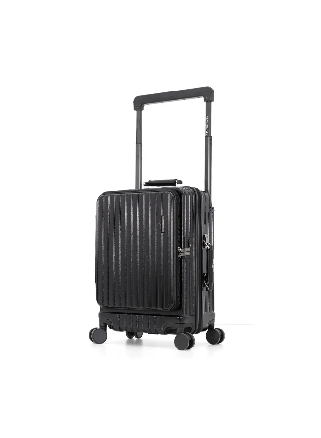 AMERICAN FLYER American Flyer 20-Inch Carry-On Luggage – ABS Hard Shell Spinner Suitcase with, Cup Holder & TSA Lock