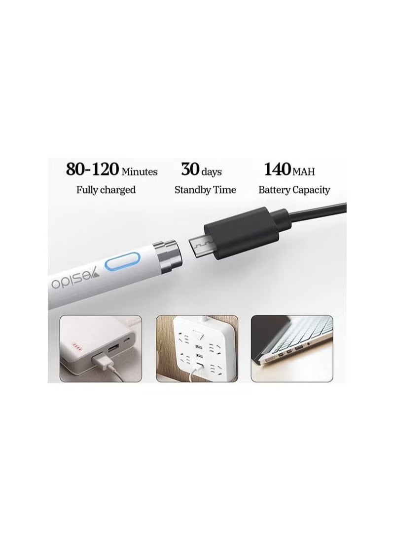 Yesido Universal Active Pen ST05 Yesido Battery 140MAH With Micro Charging Port Support Writing Paintinh Shorthand Etc ST05  - Image 2