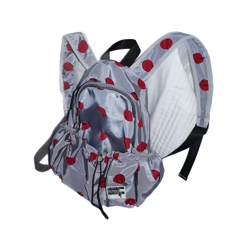 Lightweight Polka Dot Travel Backpack - Image 1