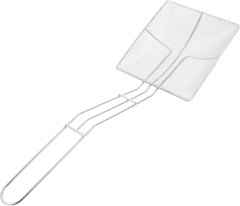 Stainless Steel Fine Mesh Oil Filter Sieve Kitchen Cooking Frying Skimmer Easy Clean - Image 1