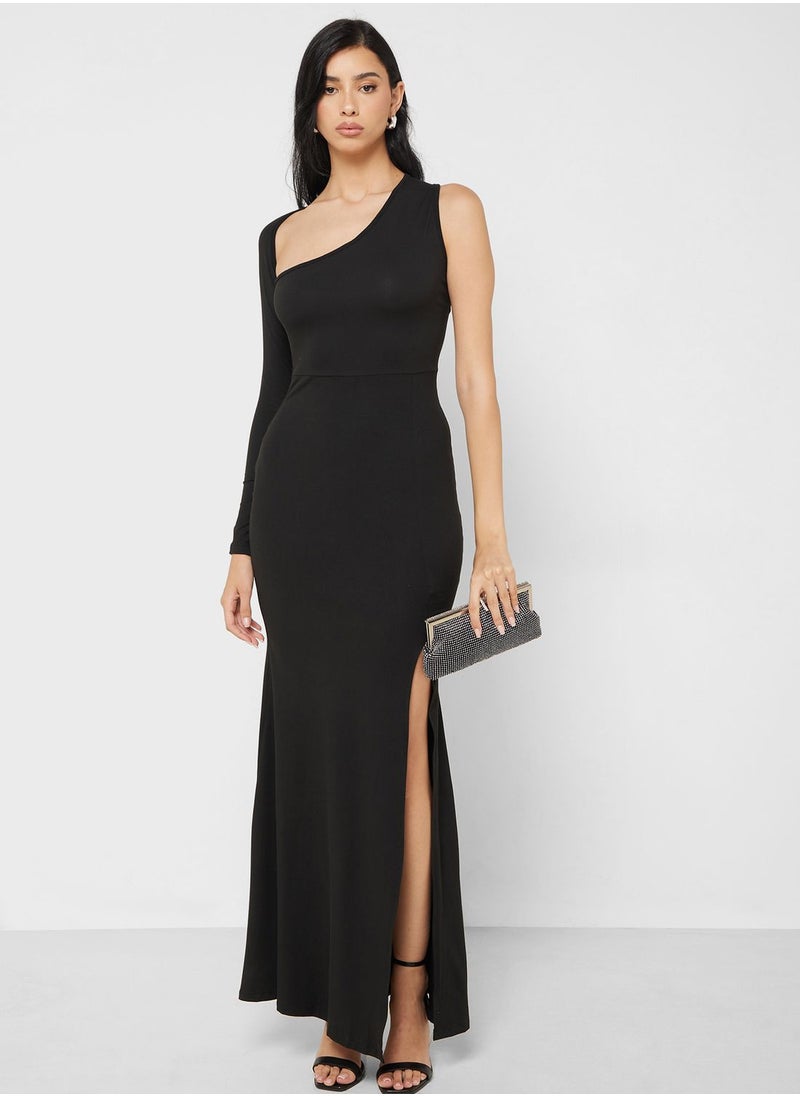 Ginger - Sabrina Neckline Detail Maxi Dress - Image 1