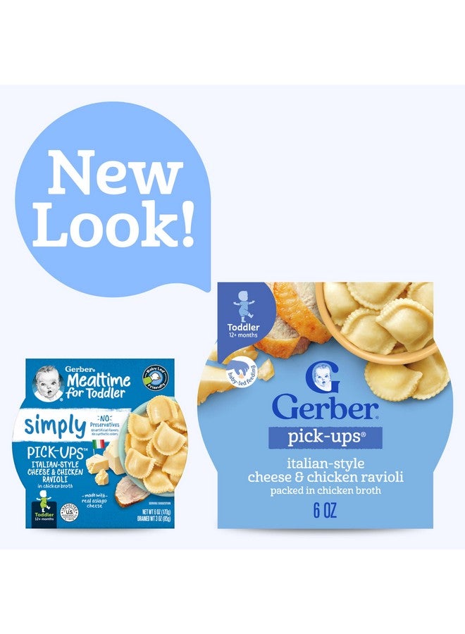 Gerber Toddler Food, Italian-Style Cheese & Chicken Ravioli Pick-Ups, 8PK - Image 2