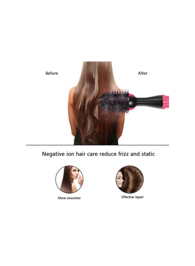 One Step Hair Dryer And Styler Black/Pink - Image 2