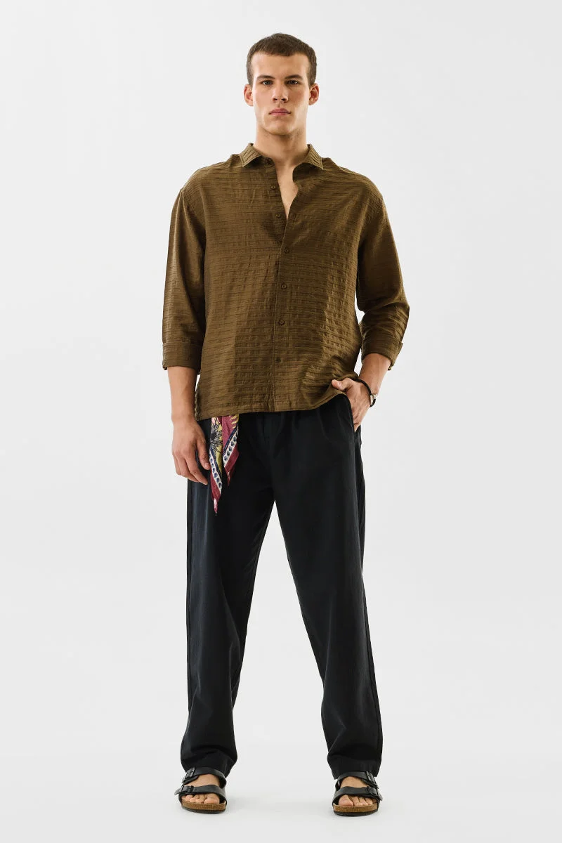 SNITCH Relaxed Fit 100% Cotton Trousers