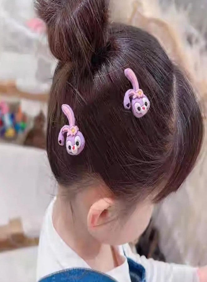 ORYNTH Cute Metal Hair Clip Combs Magic Hair Accessories Cartoon Barrettes Wire Twist Bun Clamp Invisible Bang Comb for Girls kids and Women. 4 Pcs Multicolor - Image 5