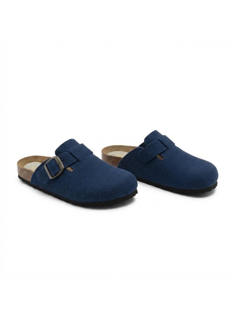 Vbranda Comfortable Mule with side buckle SF-72-NAVYBLUE - Image 3