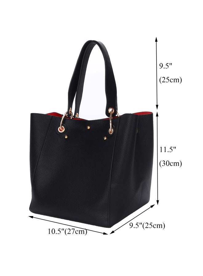 SQLP Fashion Women's Leather Handbags ladies Waterproof Shoulder Bag Tote Bags - Image 3