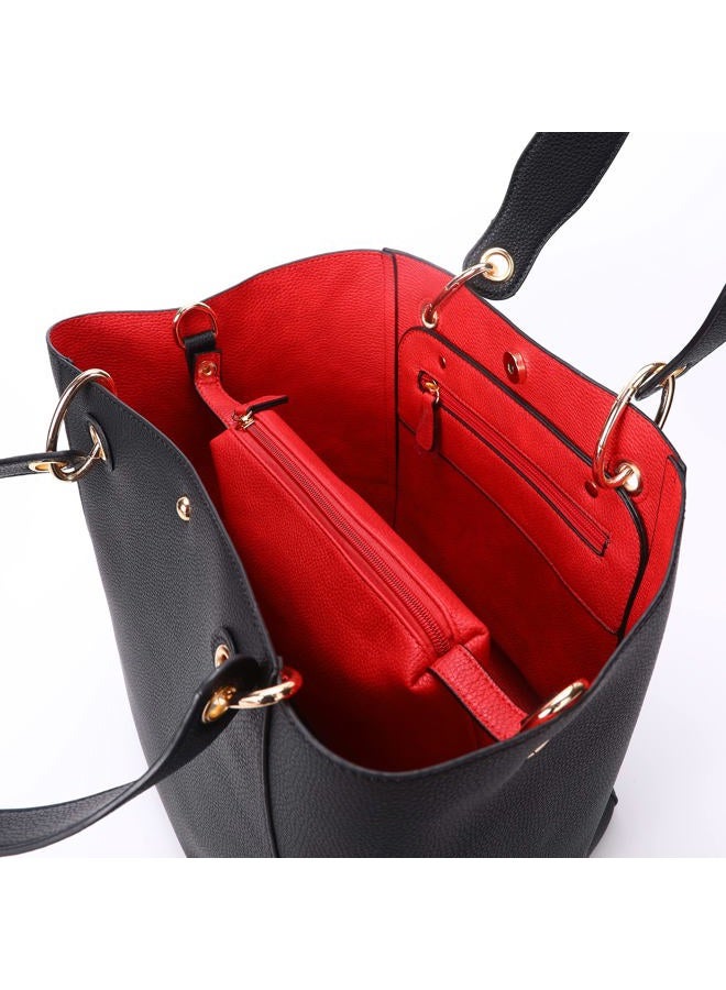 SQLP Fashion Women's Leather Handbags ladies Waterproof Shoulder Bag Tote Bags - Image 2