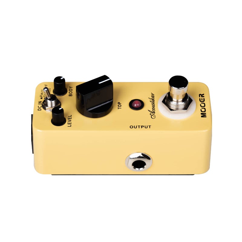 MOOER Acoustikar Acoustic Guitar Simulator Pedal, 3 Modes Piezo/Standard/Jumbo, Nature and Smooth Acoustic Guitar Sound - Image 4
