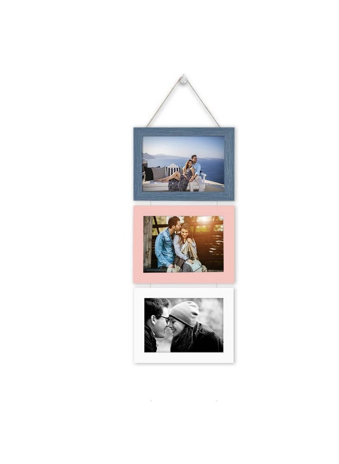 Art Street Art Street Photo Frame For Wall Set Wall Hanging Photo Frame For Home and Office Decoration, Valentine Day Gift (Multicolor)  - Image 1