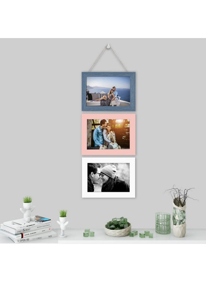 Art Street Art Street Photo Frame For Wall Set Wall Hanging Photo Frame For Home and Office Decoration, Valentine Day Gift (Multicolor)  - Image 3