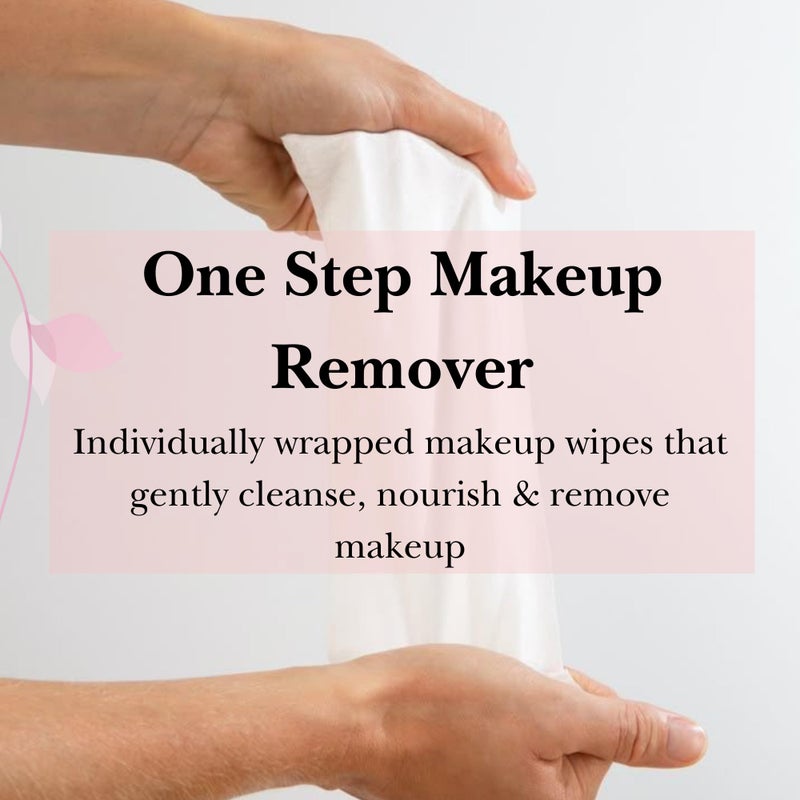 Mivida ميفيدا 100 قطعة من مناديل إزالة المكياج المغلفة بشكل فردي مع فيتامين E | خالية من العطور، خالية من الكحول | مناديل إزالة المكياج الفردية المضادة للحساسية - Image 2