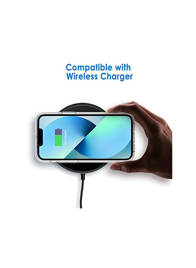 Jetech حافظة لآيفون 13 ميني 5.4 إنش، غطاء مضاد للصدمات غير مصفر، غطاء خلفي شفاف مقاوم للخدوش (شفاف) - Image 4