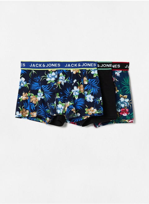 Floral Print Trunks (Pack of 3)