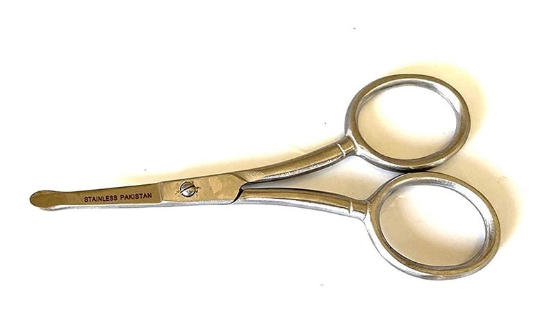 MedTool NOSE HAIR TRIMMER SCISSORS CURVED 35 ROUND TIP FOR EAR EYEBROW BEARD MUSTACHE TRIMMING