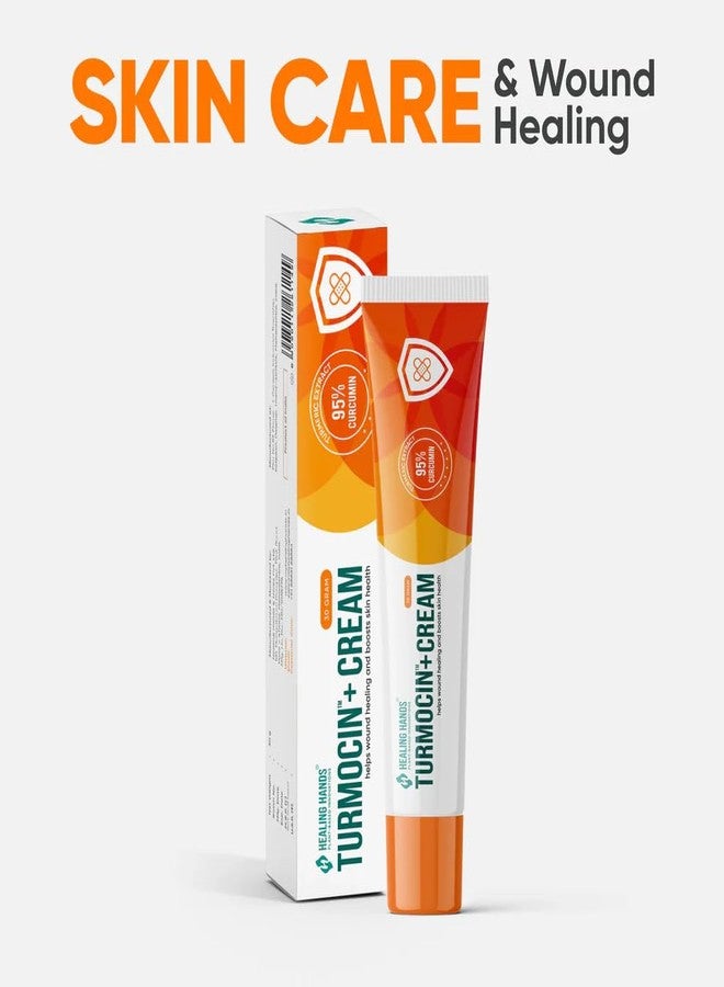 Healing Hands Turmocin Plus Cream, 95% Curcumin Turmeric Herbal Antioxidant Cream for Wound Healing, Skin Repair & Inflammation Relief - 30 g - Image 4
