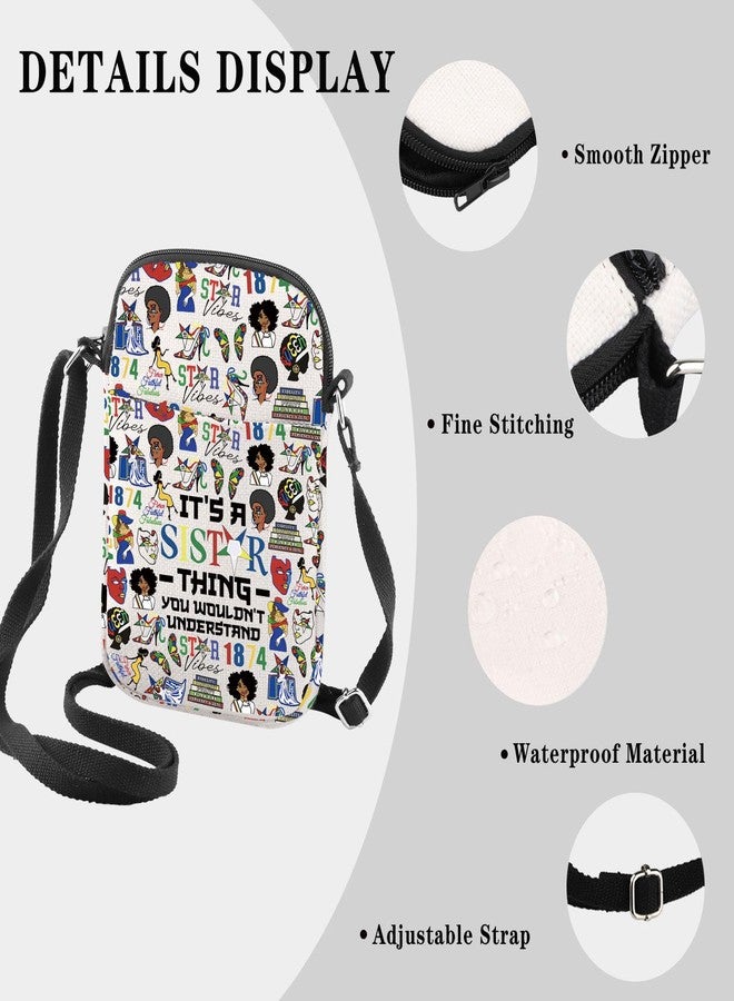 GJTIM Greek Order of The Eastern Star Crossbody Bag Sorority Paraphernalia Gift Sisterhood Gift for Soror Sister (Sistar Thing CR) - Image 4