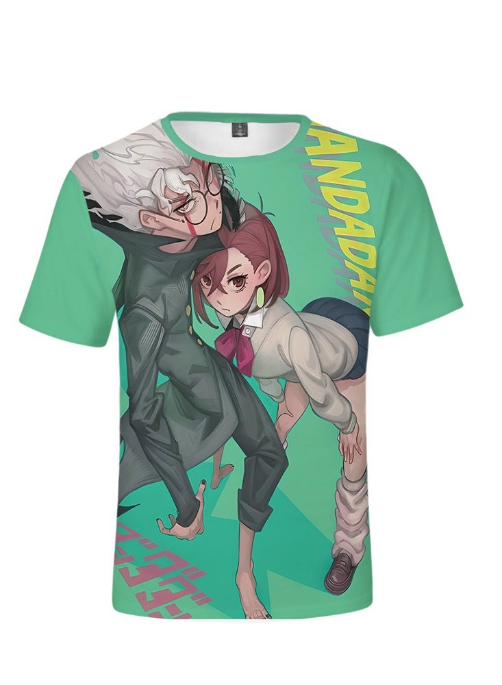 Anime DAN DA DAN digital print short-sleeved T-shirt - Image 1