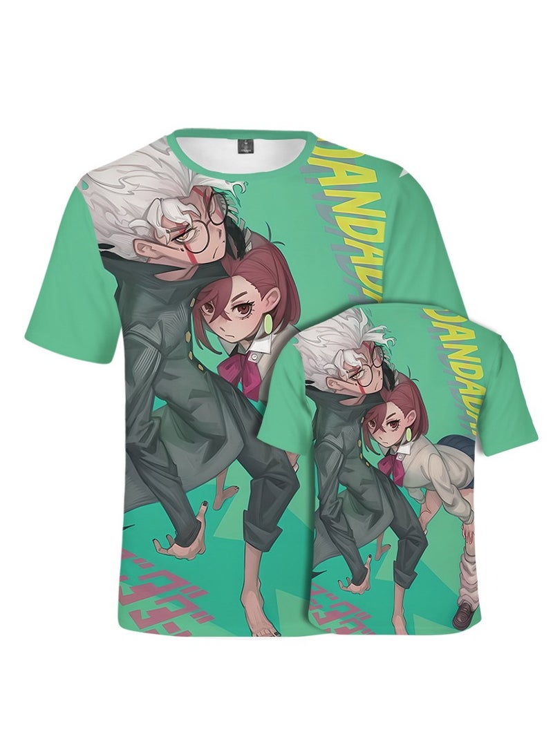 Anime DAN DA DAN digital print short-sleeved T-shirt - Image 3