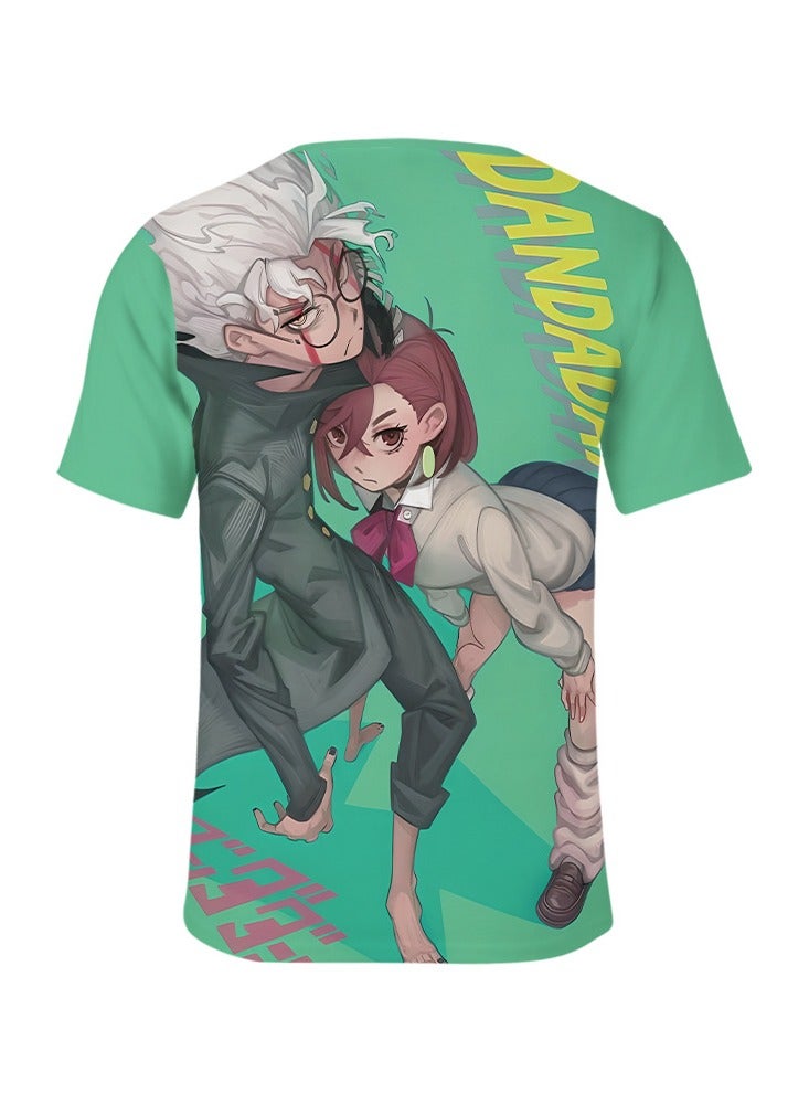 Anime DAN DA DAN digital print short-sleeved T-shirt - Image 4