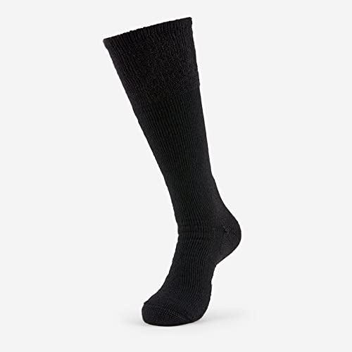 thorlos mens Mcb Max Cushion Combat Over the Calf athletic socks, Black, Large US - Image 3
