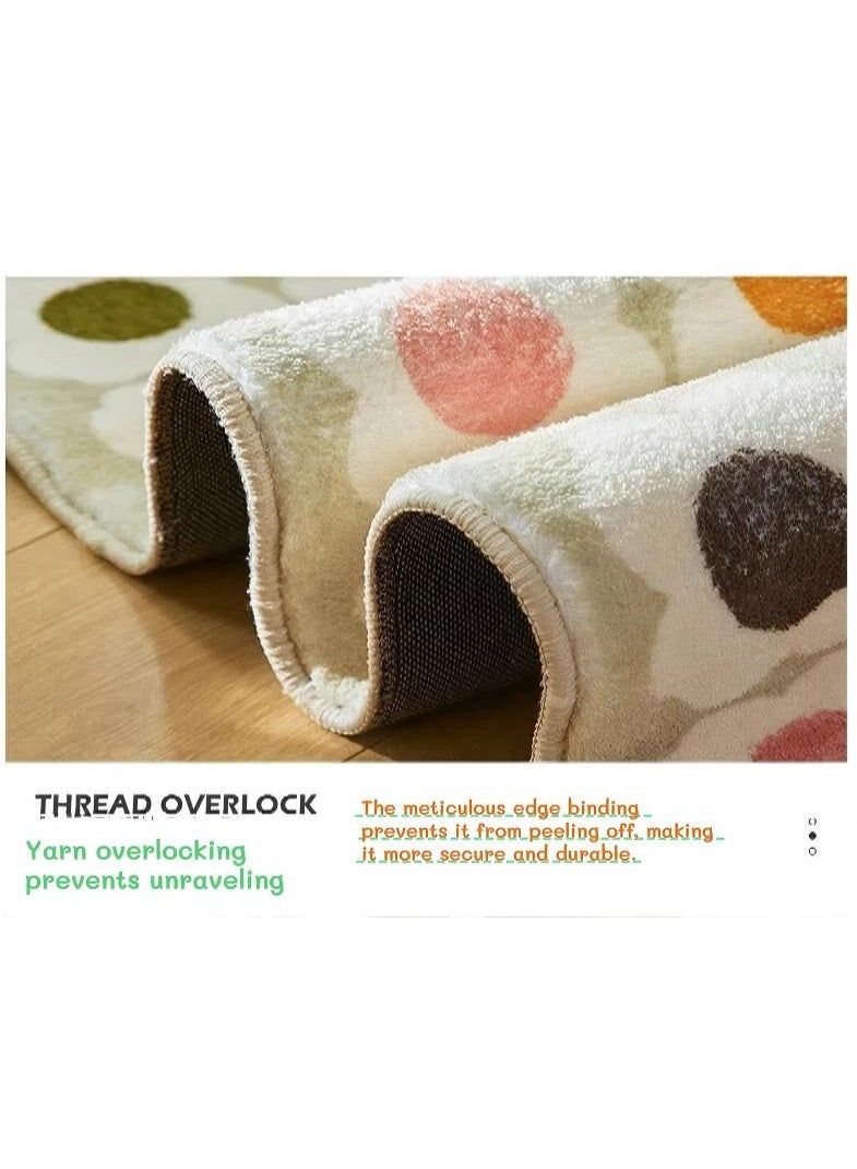 ILovhaprty 120*120cm Pikachu Soft Rug – Cute Pokémon Theme Carpet for Bedroom Playroom Nursery,  Pikachu Round Non-Slip Circular Floor Mat for Toddlers and Kids, Pokémon Cozy Plush Area Rug - Image 4