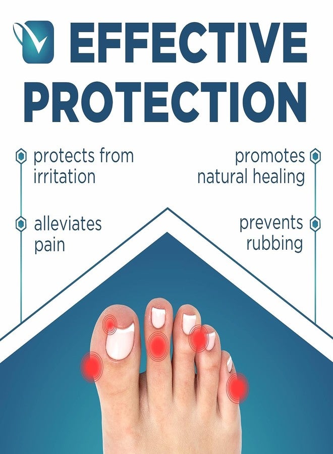 Royalkart The Sole Care 6pcs Silicone Gel Toe Caps | Toe Cover Caps for Painful Blisters Calluses Corns, Protective Toe Caps | Women & Men (Beige) - Image 5