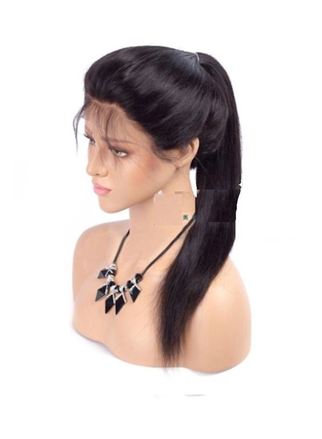 NIBEMINENT Long Straight Hair Wig Black - Image 2