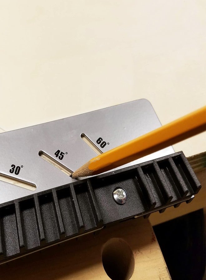 مايلكرافت مربع تأطير إمبريال 500 من مايلز كرافت 8405 - مربع نجار فولاذي مقاس 20 بوصة × 11 بوصة لأعمال النجارة مع سياج قابل للإزالة - Image 2