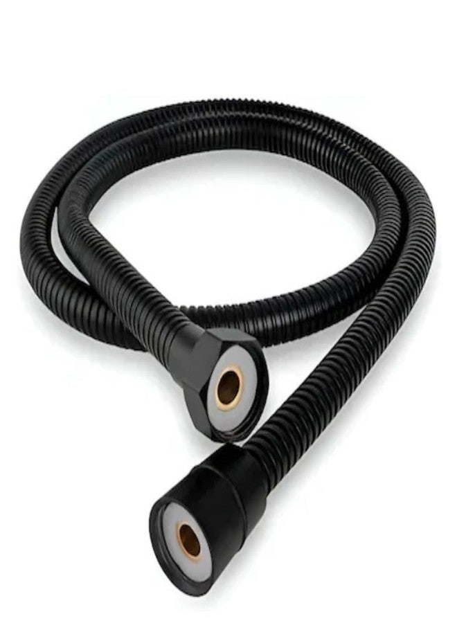 SBD Stainless Steel Flexible Health Faucet Hand Shower Hose Tube (Black (Upto 5Kg Water Pressure), 1 Mtr) - Image 1