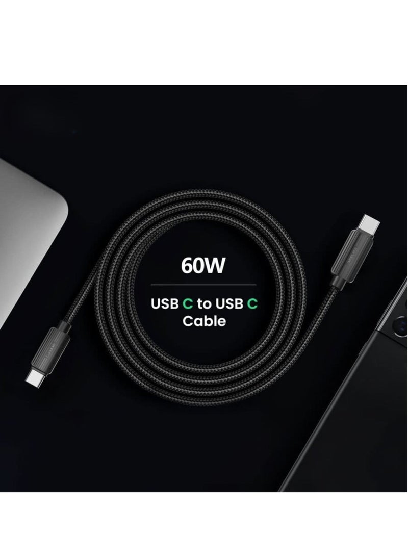 Earldom EC-194 60W Type-C to Type-C Cable, 3 Meters - Fast Charging and Data Transfer  - Image 3