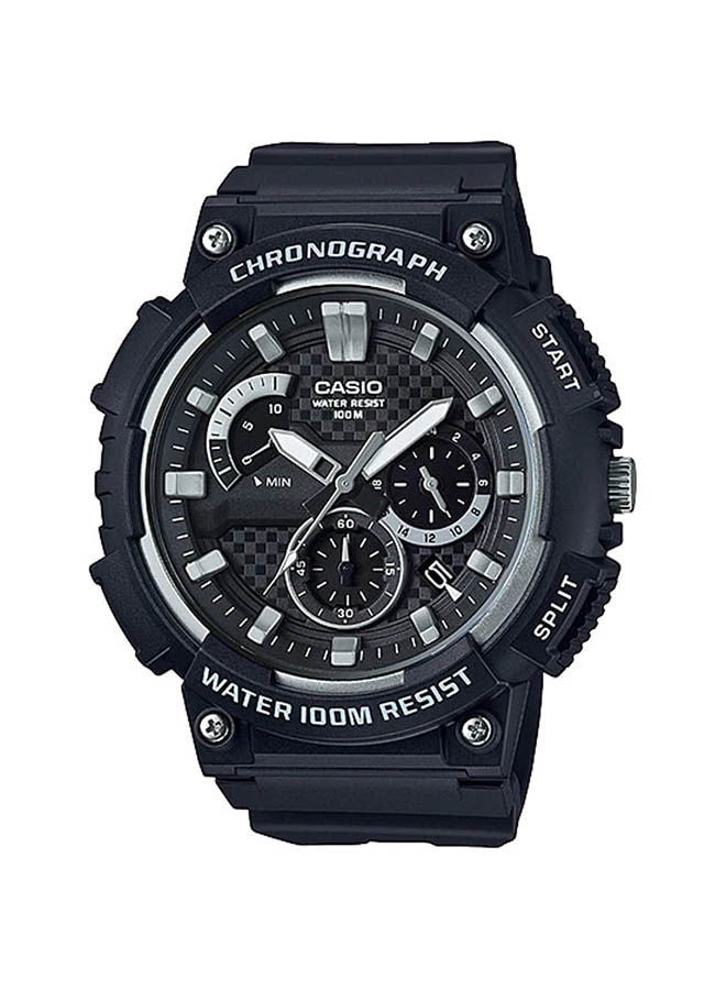 CASIO ساعة كرونوغراف من الراتنج MCW-200H-1AVDF - Image 1