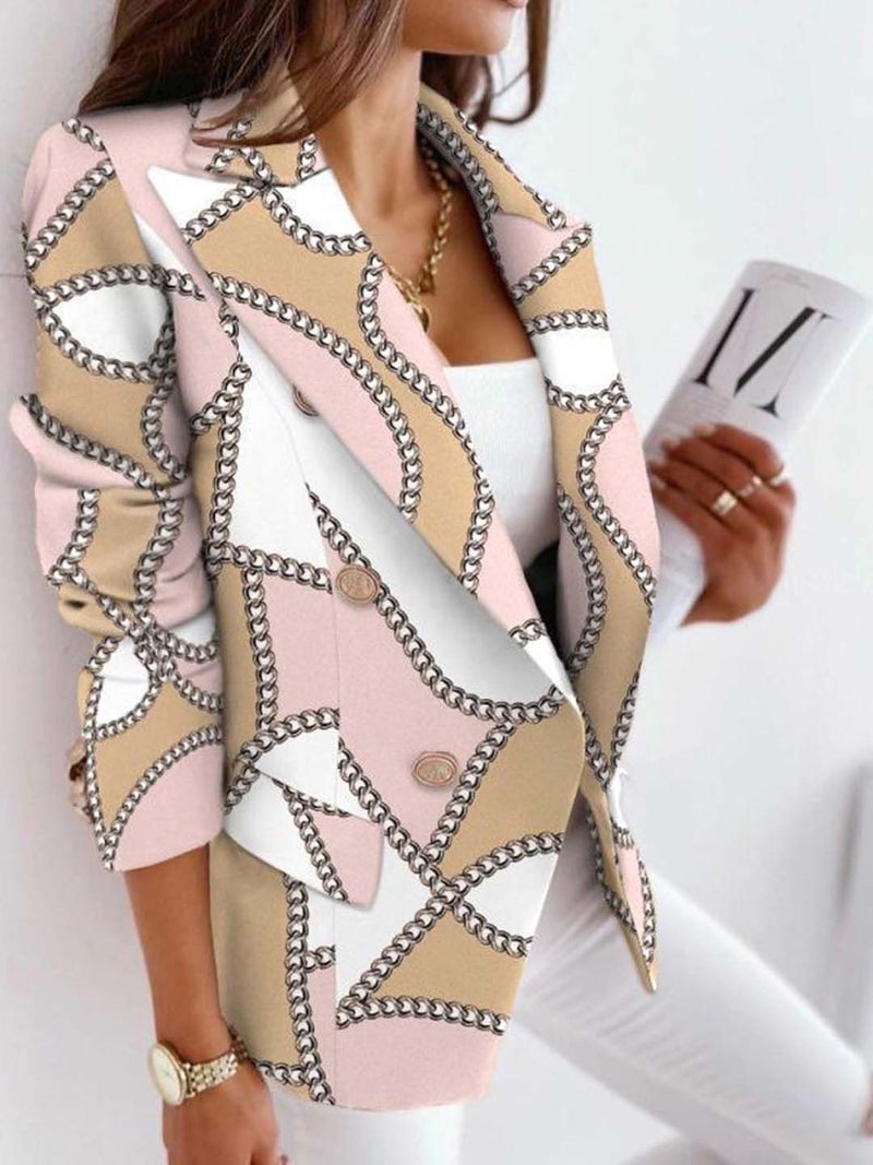 YUNIQEE Multicolor Printed Blazer - Image 1