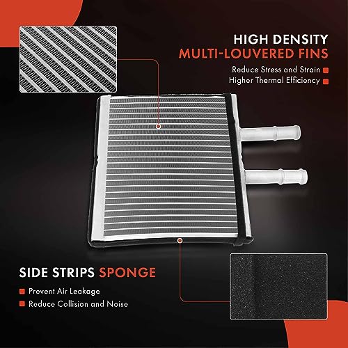 A-Premium HVAC Heater Core Compatible with Chevy Aveo 2004-2011, Aveo5 2006-2011 & Pontiac G3 2009-2010, G3 Wave 2009, Wave 2005-2008, Wave5 2005-2007 & Suzuki Swift+ 04-09, Replace# 96887038 - Image 4