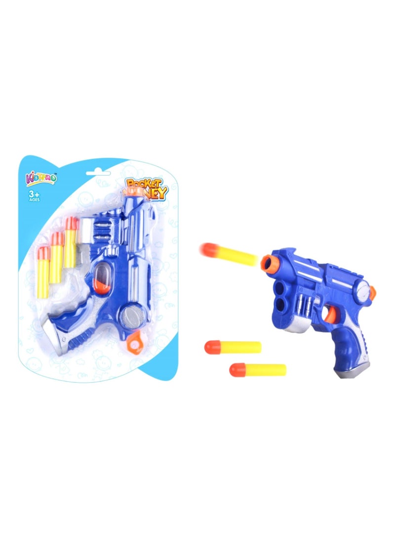 Kidzpro Pocket Money Foam Dart Blaster Gun Multicolour