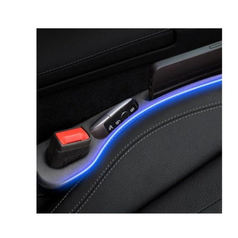 Car Seat Gap Organizer with Storage Slots and Phone Holder – 2 Pack Car Seat Gap Organizer for Falling (Brown) - Image 4