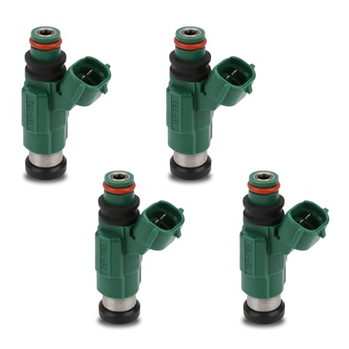 JDMON 4Pcs Fuel Injectors Compatible with Mazda Protege 20012003 Protege5 20022003 Replacement for FJ657 INP783 4G1408 - Image 1