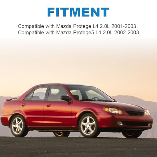 JDMON 4Pcs Fuel Injectors Compatible with Mazda Protege 20012003 Protege5 20022003 Replacement for FJ657 INP783 4G1408 - Image 3