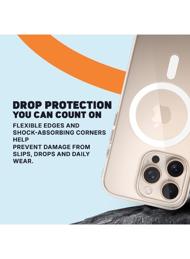 FITIT حافظة هاتف مغناطيسية آيفون 16 برو - رفيعة ومضادة للصدمات مع 36 مغناطيس من فئة N52، مضادة للخدوش ومضادة للاصفرار، متوافقة مع الشحن اللاسلكي - fitit - Image 5